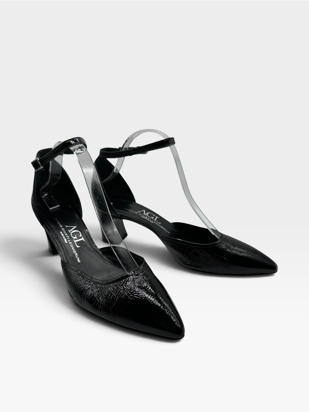 AGL Patent Leather D'Orsay Pumps